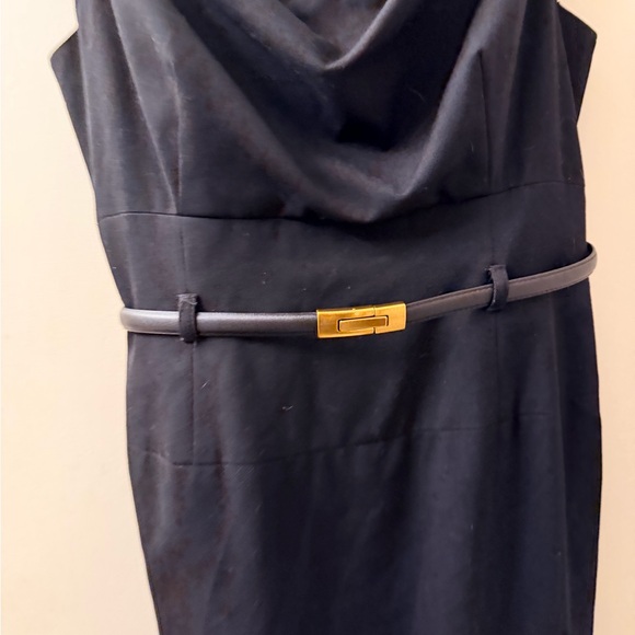 Black Halo Classic Jackie O Black Dress 10 - Picture 9 of 12